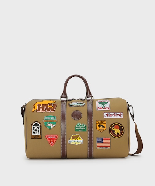 サファリワッペン[ダッフル7851SFW]キャメル6609234134