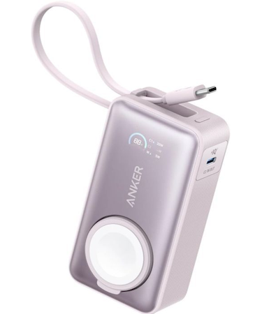 Anker MagGo Power Bank (10000mAh, 35W, For Apple Watch)