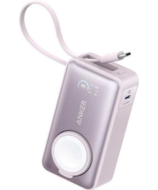 Anker MagGo Power Bank (10000mAh, 35W, For Apple Watch)