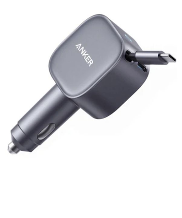 [OL]Anker Nano Car Charger (75W, 巻取り式 USB-Cケーブル)