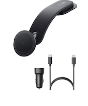 Anker Nano Wireless Charger (MagGo, 着脱式パッド) with Car Charger