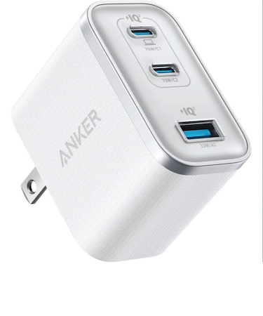 Anker Nano Charger (70W, 3 Ports)