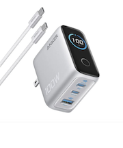 Anker Charger (100W, 3 Ports) with USB-C & USB-Cケーブル