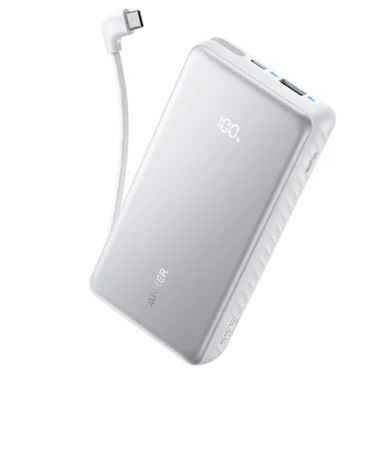 Anker Zolo Power Bank (20000mAh, 22.5W, Built-In USB-Cケーブル)