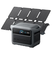 Anker Solix C1000 Gen 2 Portable Power Station with Anker Solix PS100 Compact Portable Solar Panel