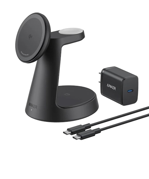 Anker MagGo Wireless Charging Station (3-in-1, Dock Stand)