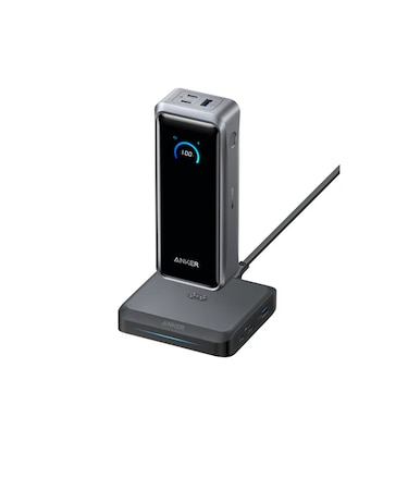 Anker Prime Power Bank (26250mAh, 300W) with Anker Prime Charging Base (150W, 3 Ports)