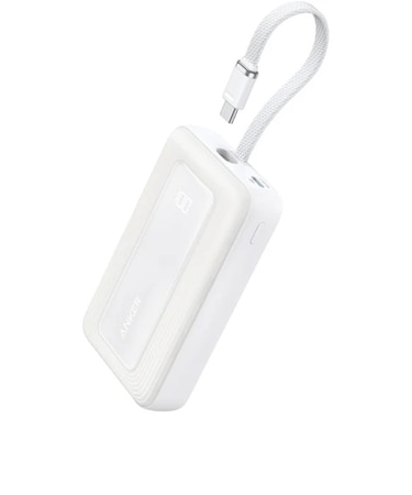 Anker Zolo Power Bank (10000mAh, 30W, Built-In USB-Cケーブル)
