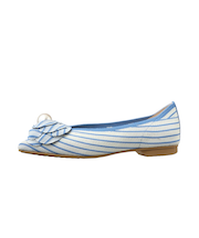 存在感たっぷり♪お花モチーフニットシューズ