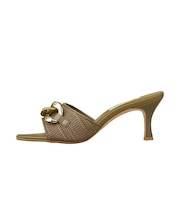 大ぶりチェーンがポイントに♪大人ミュール