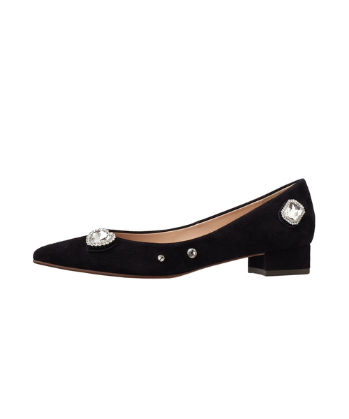 シャープなシルエット☆大人顔リボンフラット｜ダイアナのアウトレット