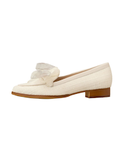 《ブーケコレクション》ふんわりリボンローファー