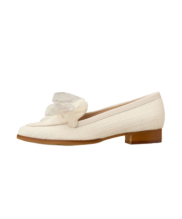 《ブーケコレクション》ふんわりリボンローファー