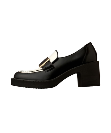 今年らしいスタイルに☆ヒールアップローファー