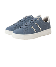 【軽量】ビジュー付きコートスニーカー