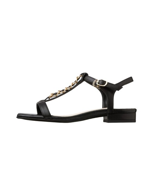 チェーンがきらり☆Tストラップサンダル