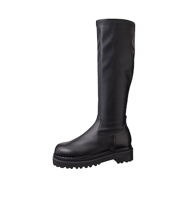 すっきりシルエットで履ける!ストレッチロングブーツ