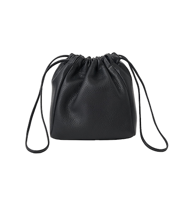 コロンとしたフォルムが可愛い♪巾着型バッグ