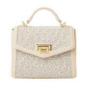 《ブーケコレクション》花柄刺繍チュールBAG