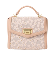 《ブーケコレクション》花柄刺繍チュールBAG