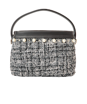 パールが華やか♪キルティングミニBAG