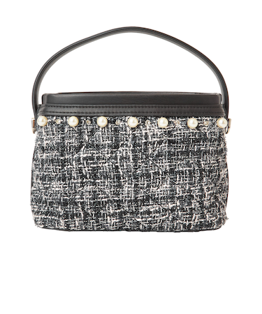 パールが華やか♪キルティングミニBAG