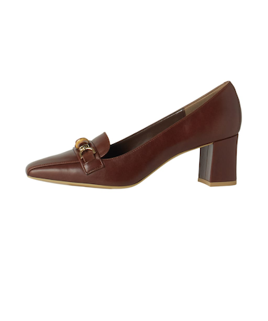 バンブービットがポイントに♪ヒールアップローファー