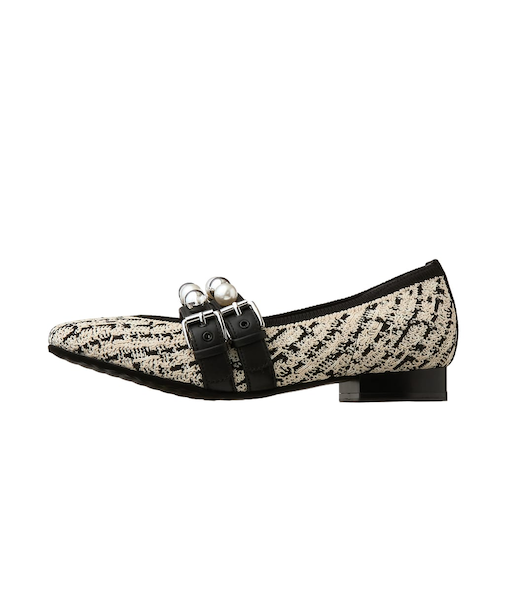 主役級の可愛さ♪ダブルベルトフラットシューズ