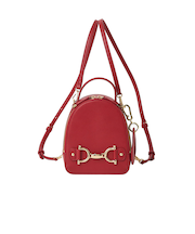 きれいめな雰囲気にも♪ビット金具付きミニリュック