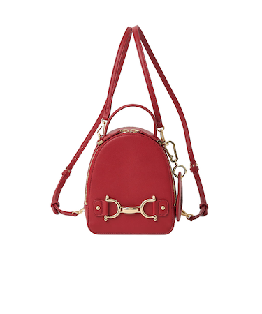 きれいめな雰囲気にも♪ビット金具付きミニリュック