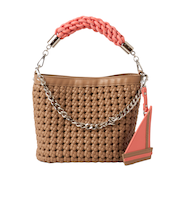 ヨットチャームが夏らしい☆メッシュ編みBAG