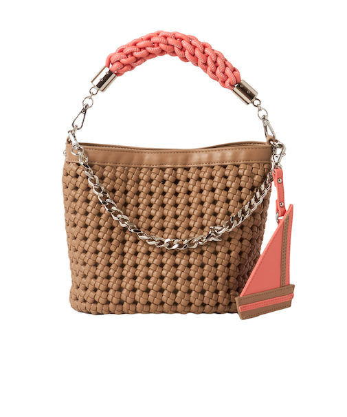 ヨットチャームが夏らしい☆メッシュ編みBAG