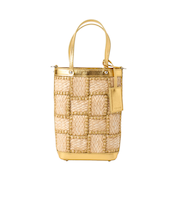 縦長フォルムですっきり♪メッシュ編みBAG