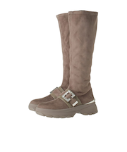 【軽量】厚底ストレッチロングブーツ