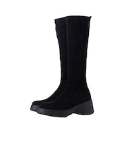 【軽量】厚底ストレッチロングブーツ