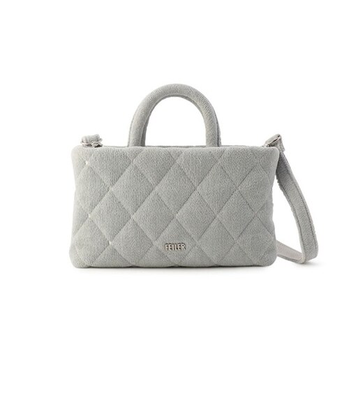 新品 未使用フェイラー ユニ シャーリングフラットバック グレー