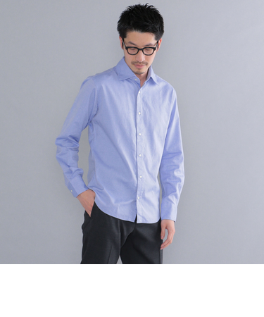 SHIPS:ウォッシュド オックスフォード カラー 無地 シャツ