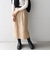 SHIPS any:〈ウォッシャブル〉トーナルカラー フラワー ストレート スカート