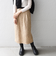 SHIPS any:〈ウォッシャブル〉トーナルカラー フラワー ストレート スカート