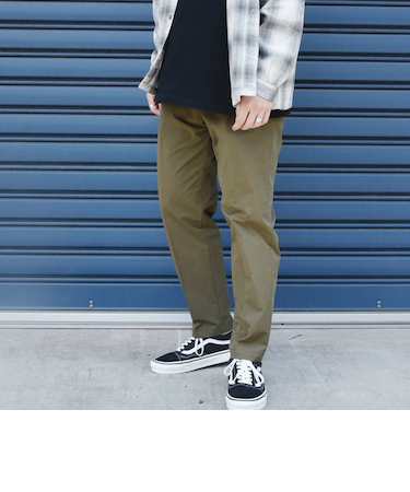 SHIPS any: ＜Sorona＞ ワンタック テーパード パンツ