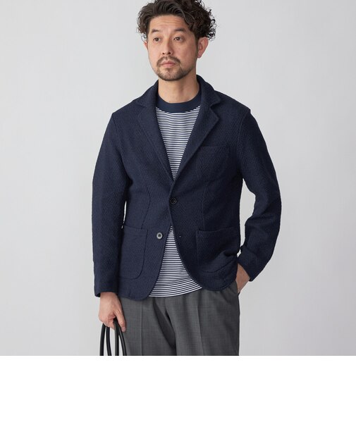 SHIPS:〈手洗い可能〉TEXBRID(R) ヘリンボーンジャカード 2ボタン ジャケット