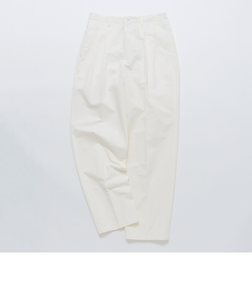 BATEAUX DE SHIPS: チノクロス ワイドテーパード トラウザーズ