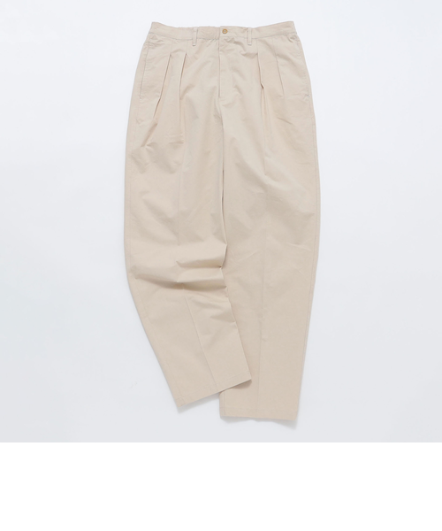 BATEAUX DE SHIPS: チノクロス ワイドテーパード トラウザーズ