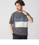 SHIPS: カラー ブロック パネル クルーネック Tシャツ