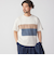 SHIPS: カラー ブロック パネル クルーネック Tシャツ
