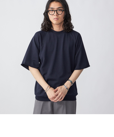 SHIPS: ピマコットン ミニ裏毛 オーバー Tシャツ