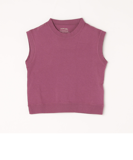 SHIPS any: ”COTTON USA” ノースリーブ クルーネック Tシャツ<KIDS>
