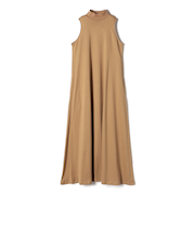 onit:〈洗濯機可能〉モックネック ノースリーブ ワンピース