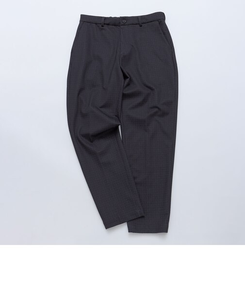 SHIPS: ツイード プリント ストレッチ イージー テーパード スラックス