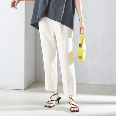 〈手洗い可能〉強撚 へビー ツイル テーパード パンツ 24SS ◇